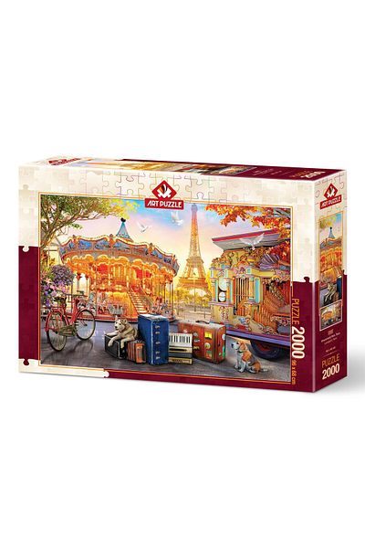 Art Puzzle Amusement Park, Paris 2000 Piece Puzzle