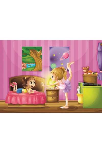 Art Puzzle Uyku Vakti Ve Bale Provası 2'li 100 100 Parça Yapboz