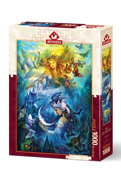 Art Puzzle Day and Night Princesses 1000 Piece Puzzle