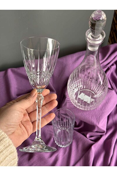 ROSSEV Crystal Water Set 25 Pieces for 12