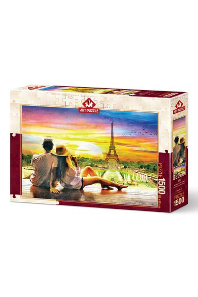 Art Puzzle Romance at Sunset 1500 Piece Puzzle