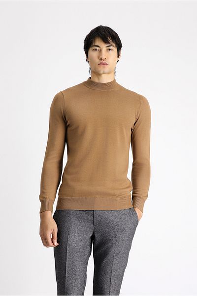 Kiğılı Cotton Knitwear Bato Collar Regular Fit Sweater