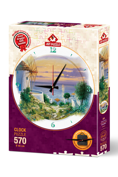 Art Puzzle Ege'de Akşamüstü 570 Parça Saat Puzzle