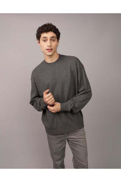 AMERICAN EAGLE AE Fleece Crew Neck Sweatshirt