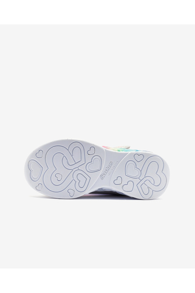 SKECHERS İnfinite Heart Lights - Lovin Hearts Büyük Kız Çocuk Gri Işıklı Bot 303054l Smlt