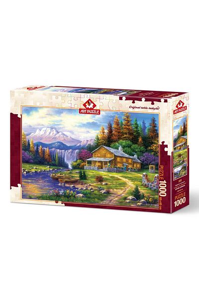 Art Puzzle Sunset in the Mountains 1000 Piece Puzzle