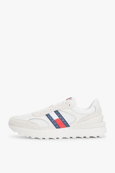 Tommy Hilfiger Férfi menetes talpú fehér tornacipő