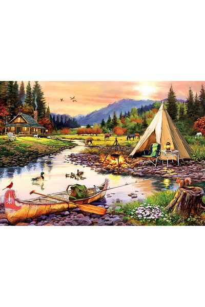 Art Puzzle Camping Friends 3000 Piece Puzzle