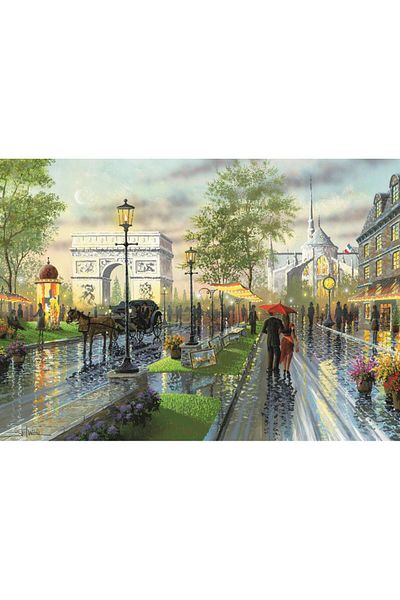 Art Puzzle Spring Stroll, Paris 1000 Piece Puzzle