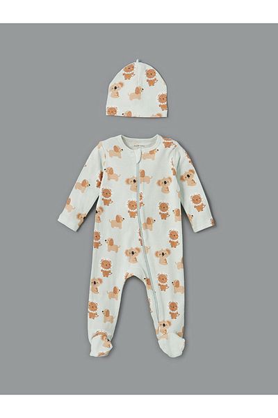 LC Waikiki Printed Baby Boy Hospital Exit Set