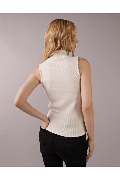 AMERICAN EAGLE AE Ribbed Mock Neck Tank Top