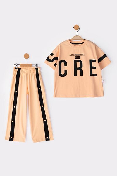 Lmn Screet Wide Leg Girl's Suit
