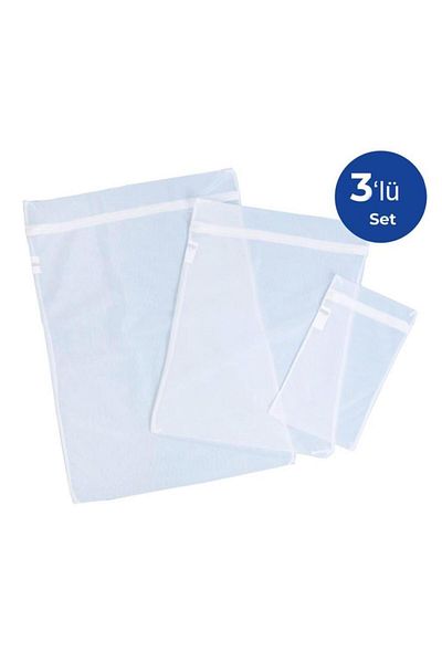 Wenko Laundry Net White Set of 3