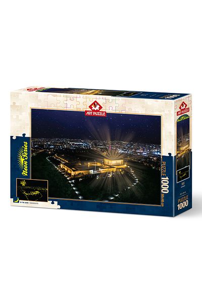 Art Puzzle Anıtkabir 1000 Piece Neon Puzzle