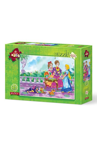Art Puzzle Art Children's Puzzle Maid Princess 200 Piece Puzzle
