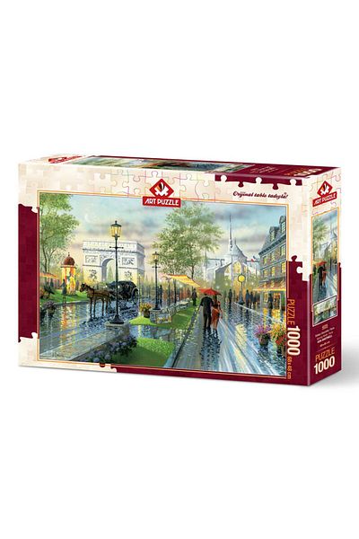 Art Puzzle Spring Stroll, Paris 1000 Piece Puzzle
