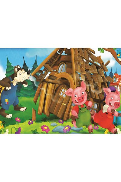Art Puzzle Art Hungry Wolf for Kids 24 35 Piece Puzzle
