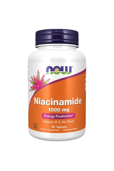 Genel Markalar Niacinamide (NİACİN) NON FLUSH 1000 mg 90 Tablets - CİLT TEMİZ...