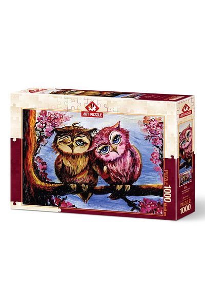 Art Puzzle Love Owls 1000 Piece Puzzle
