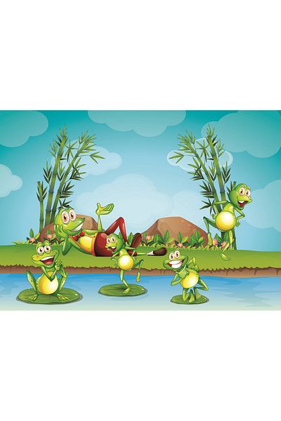 Art Puzzle Animals and Their Cubs 2-Piece 35 60 Piece Puzzle