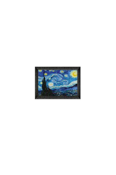 Art Puzzle Starry Night 1000 Piece Framed Puzzle