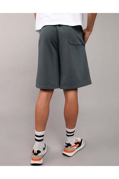 AMERICAN EAGLE Ae Fleece Graphic Sweat Short