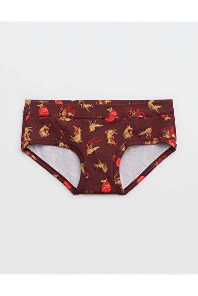 AMERICAN EAGLE ملابس داخلية قصيرة من القطن بخياطة متناغمة من Aerie