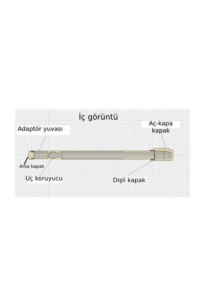 Pencil 1.Nesil Koruyucu Sert Kılıf