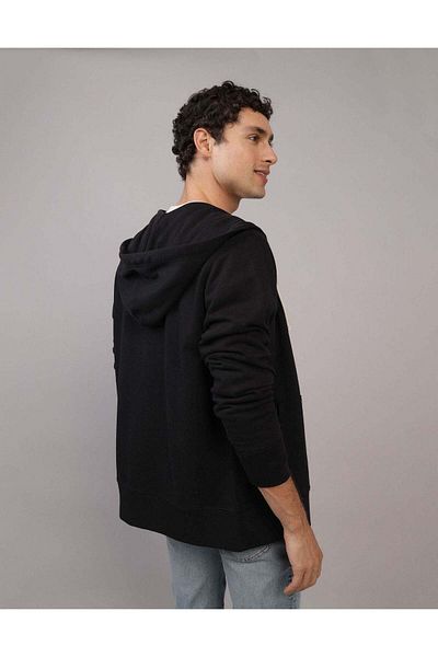 AMERICAN EAGLE Ae Logo Graphic Zip-up Hoodie