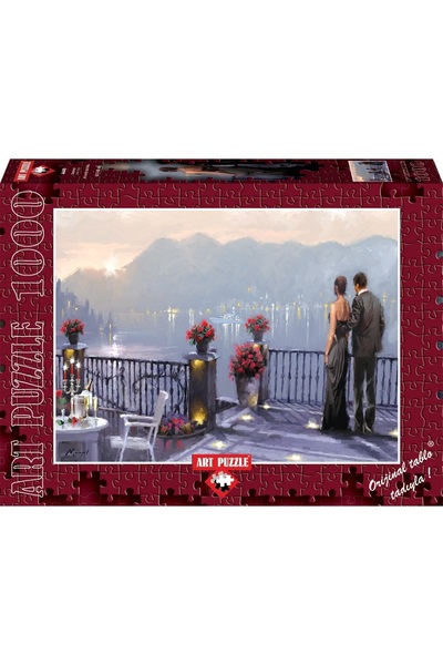 Art Puzzle Puzzle 1000 Parça Basbasa Lake Cafe
