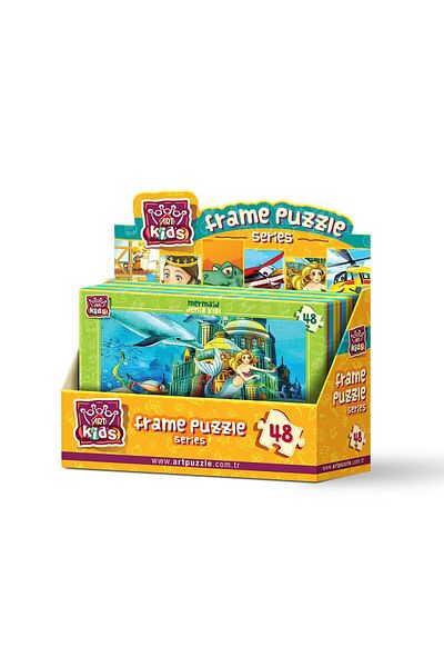 Art Puzzle 48 Piece Art Child Puzzle - Mermaid
