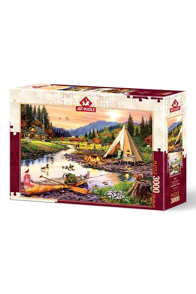 Art Puzzle Camping Friends 3000 Piece Puzzle