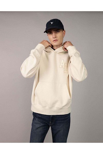 AMERICAN EAGLE Ae Heavyweight Vintage Varsity Hoodie