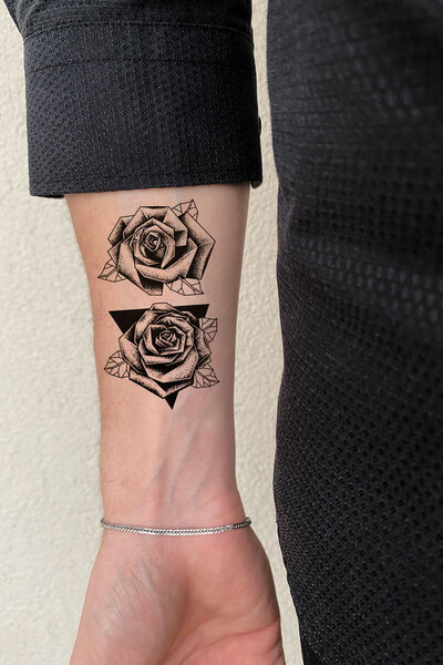 BiWini Geçici Gül Dövme Tattoo