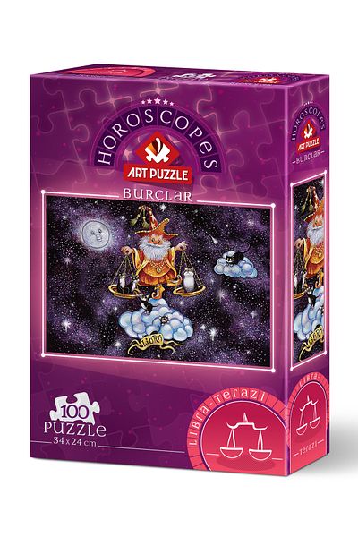 Art Puzzle Libra Zodiac 100 Piece Puzzle