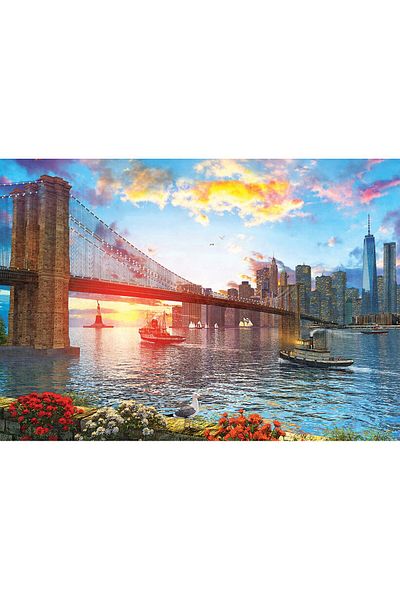 Art Puzzle Sunset 1000 Piece Puzzle in New York