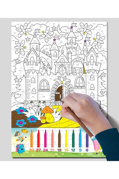 Art Puzzle Art Kids - Solution Paint Multiplication Design
