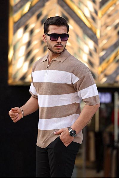 CAN Fragmented Half Zipper Thessaloniki Oversize T-Shirt
