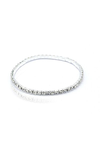 Choice 1 Row Fashion Rhinestone Tennis Anklet For Women Multi-layer Crystal Elastic Chain On Leg Female Sum