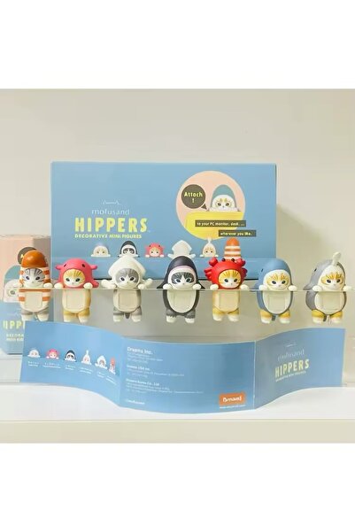Kawai Mofusand Hippers Mini Cat Figure Charm 1 Piece