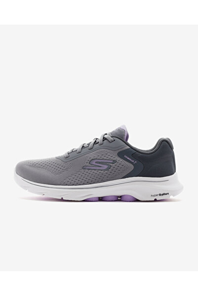 SKECHERS Go Walk 7 - Cosmic Waves Kadın Gri Yürüyüş Ayakkabısı 125215 Gylv