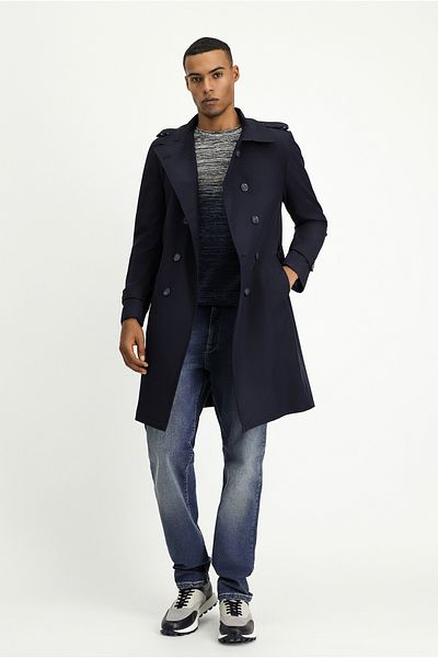 Kiğılı Double Breasted Top Coat & Trench Coat