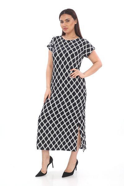 KARAMEŞE Μακρύ φόρεμα Micro Lycra Slit - SHOWCASE 1750