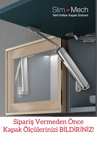 ARON (SİPARİŞ VERMEDEN ÖNCE KAPAK ÖLÇÜLERİNİZİ BİLDİRİNİZ) SAMET SLİM MECH KALKAR KAPAK MAKASI AMARTİSÖR