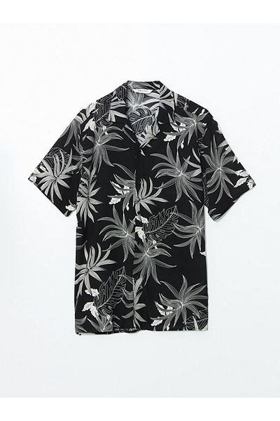 LC Waikiki Regular Fit Short Sleeve Patterned Viscose Men's Shirt