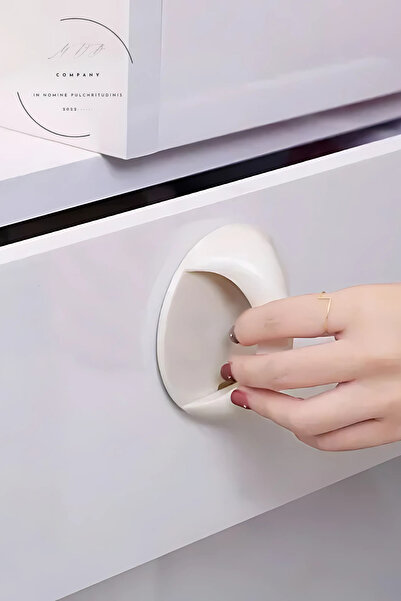 FORSEİ LUCA Çok Amaçlı Kendinden Yapışkanlı Klozet Kapağı Çekmece Buzdolabı Tutacak Kulp Tutma Aparatı