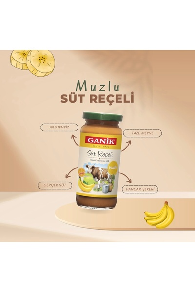 Ganik Muzlu Süt Reçeli 270 Gr.