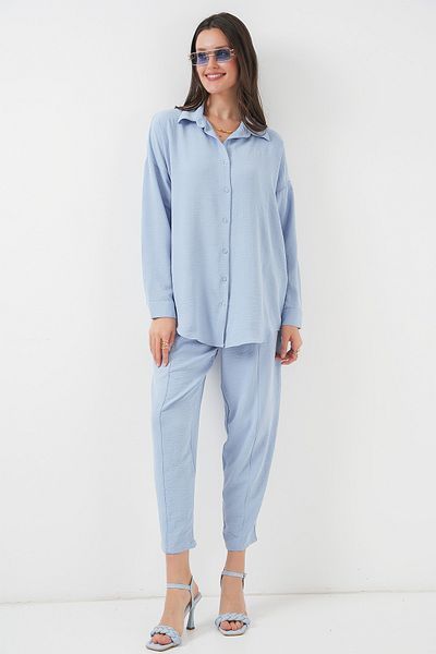 Bigdart 6593 Übergroßer Doppelanzug – Blau