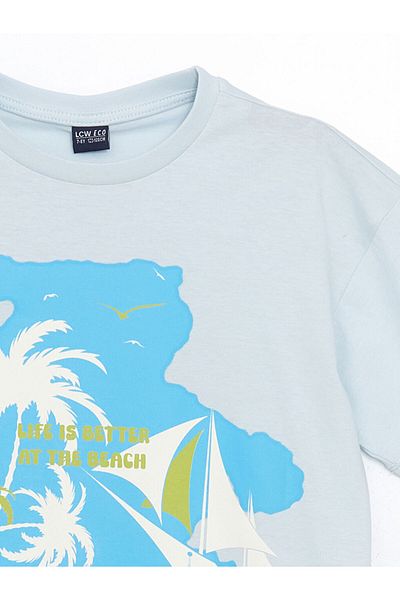 LC Waikiki Tricou pentru băiat cu gât crew New Season - S5J117Z4