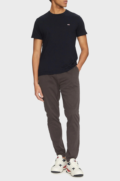 Tommy Jeans Streç Pamuklu Slim Fit Normal Bel Lastikli Paça Jogger Pantolon Erkek PANTOLON DM0DM2028